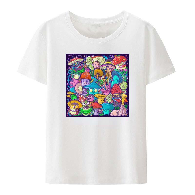 Magic Mushrooms TShirt Funny Have A Nice Trip LSD Acid Hallucinate Newest Printed T Shirt Modal Mens Tops Pleasing Tees Camisa