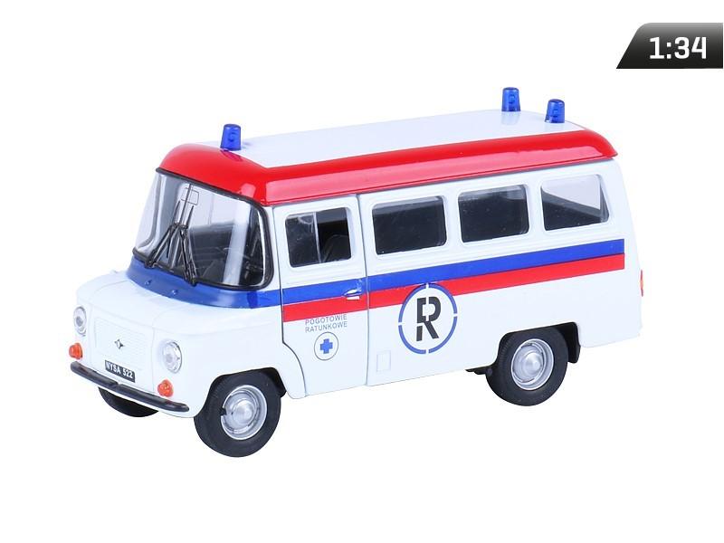 Model 1:34, PRL Nysa 522 POGOTOWIE RATUNKOWE, biały (A884N522PRB)