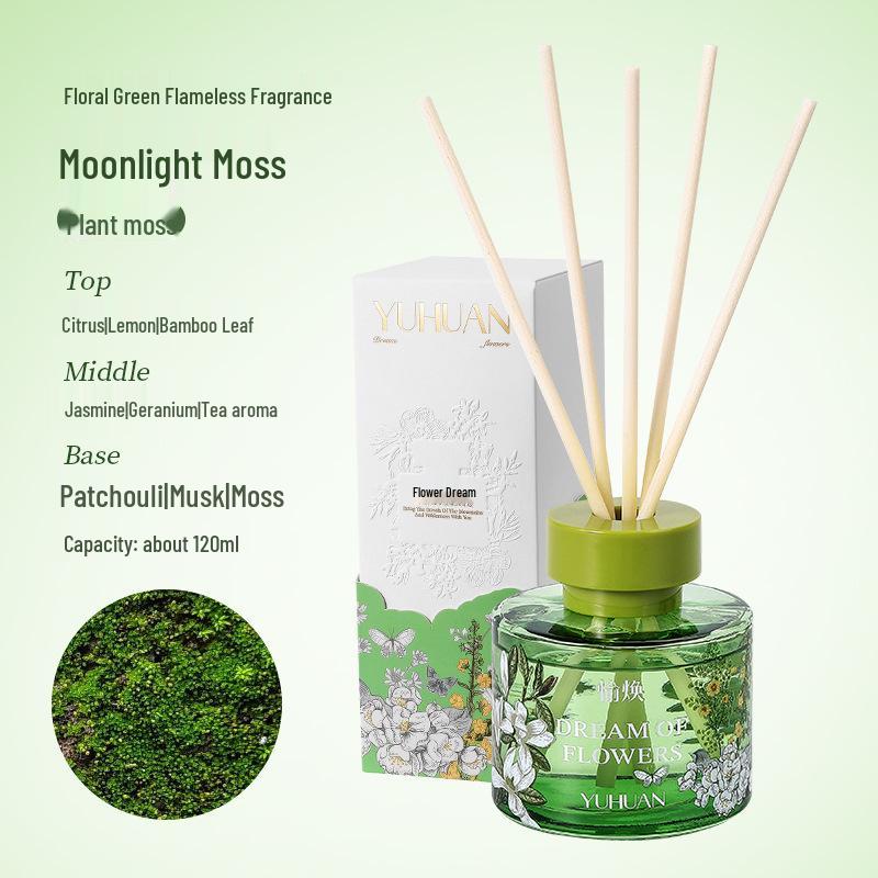 Floral Series Rattan Diffuser: Long-Lasting Flameless Essential Oil Air Freshener & Aromatherapy Gift Box