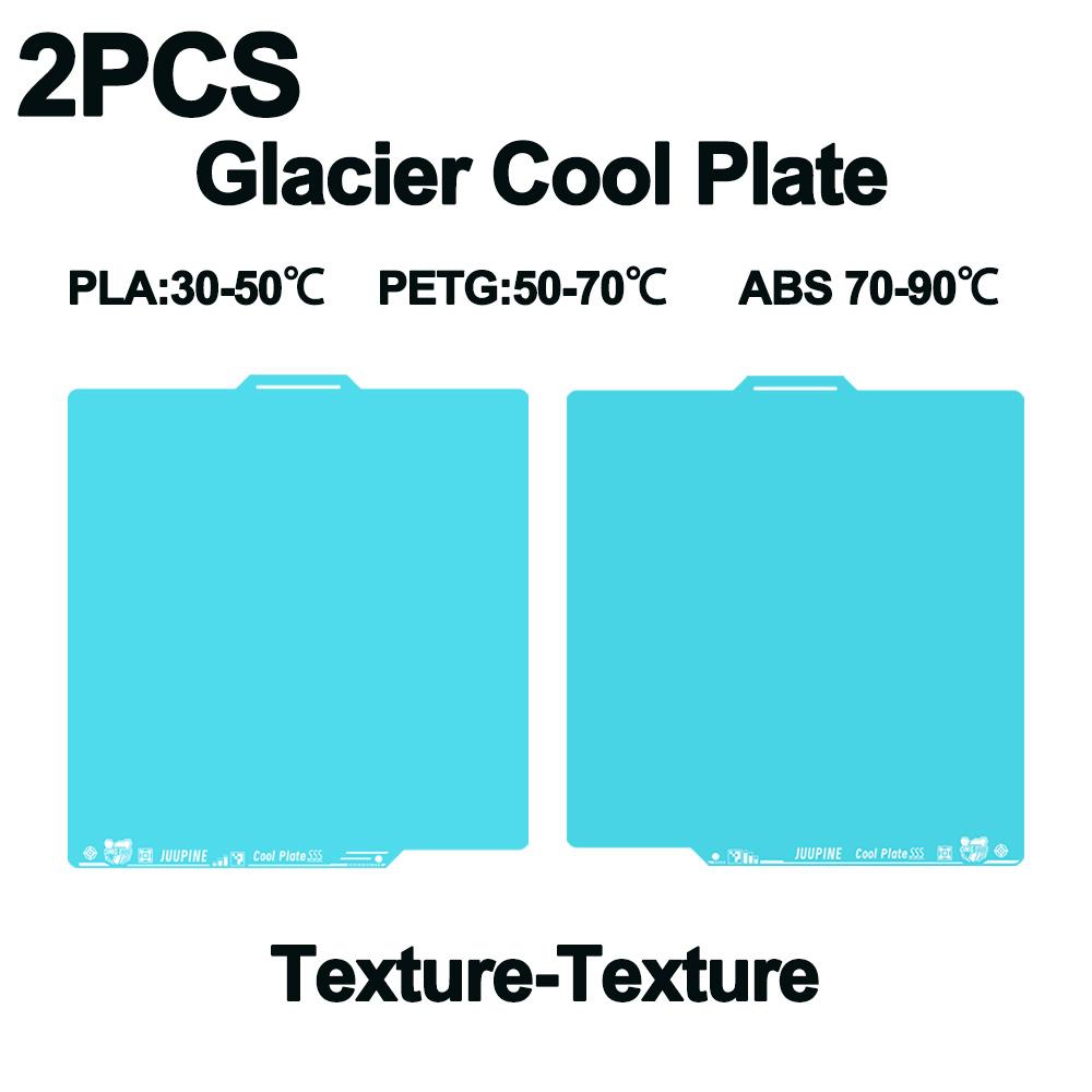 For Bambu Lab P1P P1S A1 X1 X1C P2S Build Plate Super Tack Cool Plate Double Sided Smooth Textured Heatbed 256X256 Build Plat