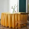 Thickened Circular Tablecloth for Hotel Restaurants Suitable for Parties European Jacquard Solid Color Durable Tablecloth Pad