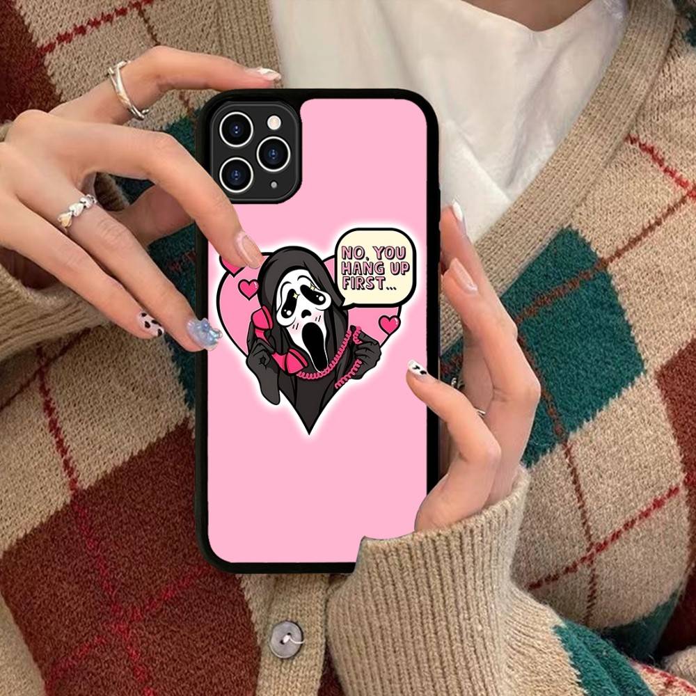 Ghost Face Scream Halloween Phone Case Silicone PC+TPU For For IPhone 11 12 13 14 15 16 Plus Pro Max Cover