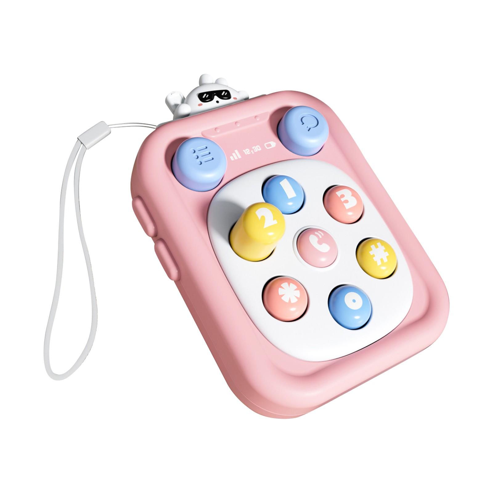 

Игровые игрушки для детей от 3 до 12 лет, ручная игра Ударь крота , сенсорные игрушки для путешествий, занятия в дороге, игры в машине, для малышей One Size розовый