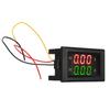 2 in 1 Volt Amp Meter 600V 20A Dual Digital Display LED Ammeter Voltmeter Gauge for Car Motorcycle
