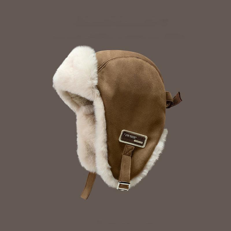 Retro Zimowa Czapka Lei Feng: Unisex Ocieplana, Mrozoodporna, Ciepła Ochrona Uszu Rowerzysty