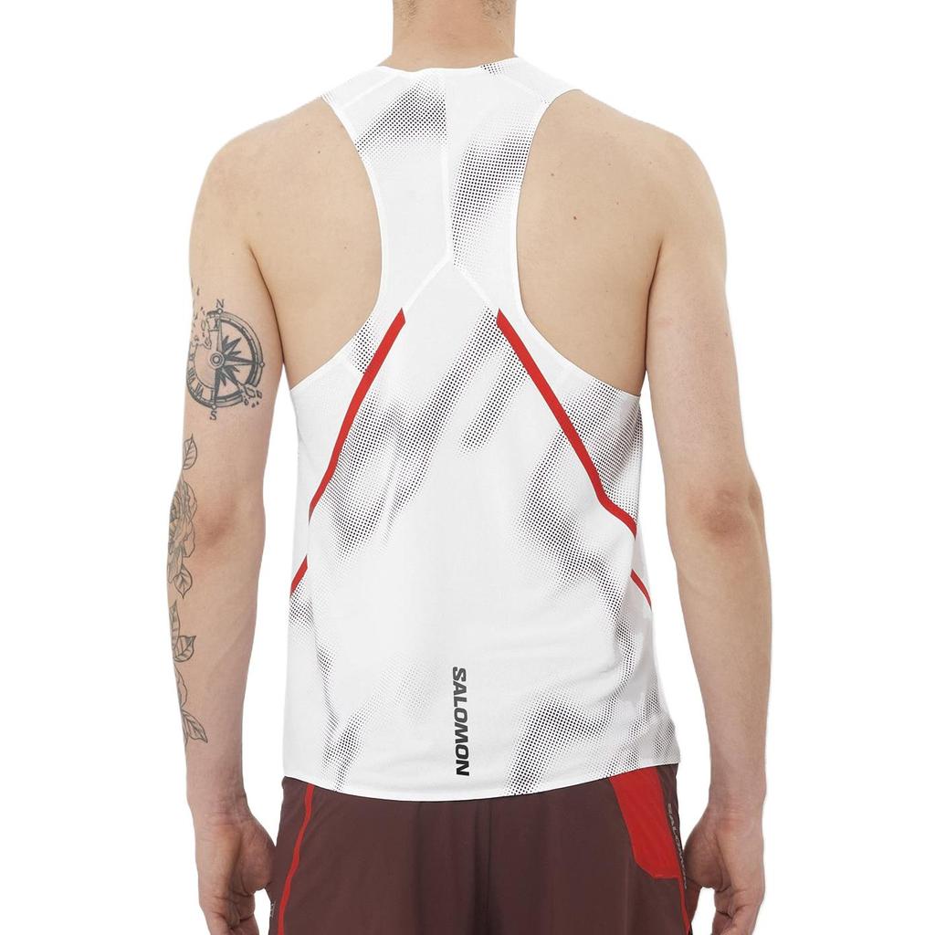 Salomon S/Lab Speed Round Neck Comfortable Casual Vest Men Vests White LC2693900