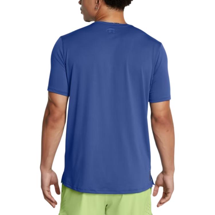 Under Armour Vanish Energy Comfortable Soft Quick-Dry Loose Short Sleeve T-Shirt Men Tops Tech-Blue 1383973-432
