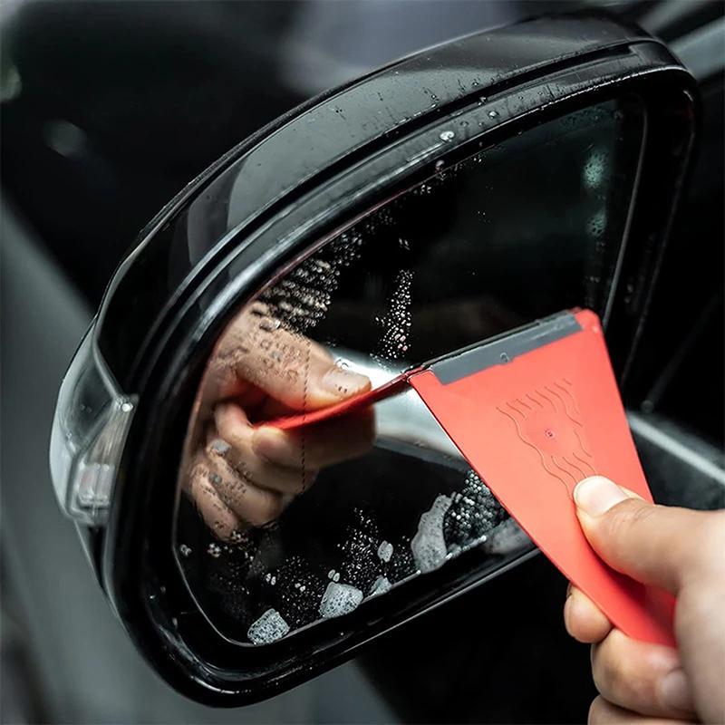 Automotive Film Sticking Tool Silicone Soft Scraper Film Pasting Construction Scraper Triangular Silicone Scraper