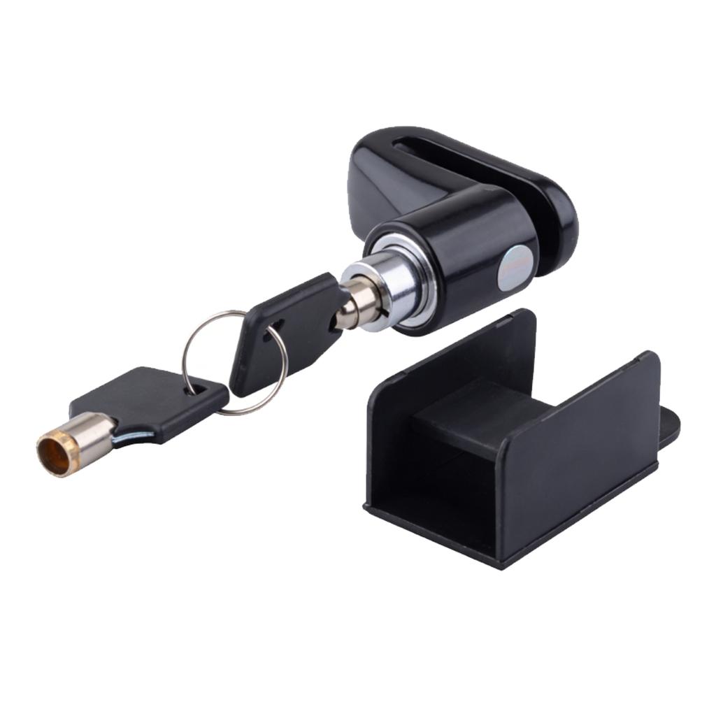 Bike Disc Brake Lock with Key Portable Anti Pry Anti Theft Wheel Disc Brake Lock for Mountain Bike Black Disc Brake Lock