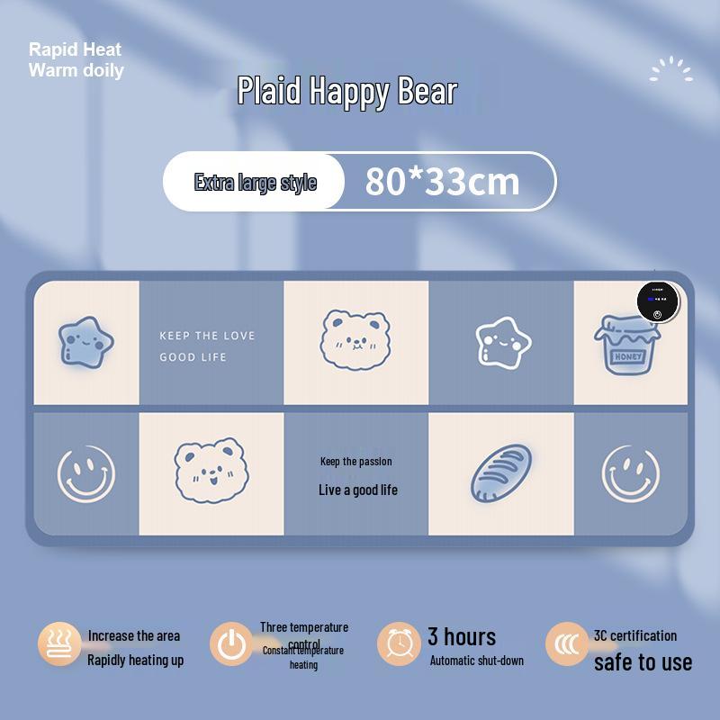 Waterproof Heating Desk Pad – Warm Hand Warmer for Office, Homework, and Winter