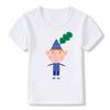 Summer Kids T Shirt Cartoon Print Funny Unisex T-shirts Cute Baby Girls Boys Clothes Children Tops