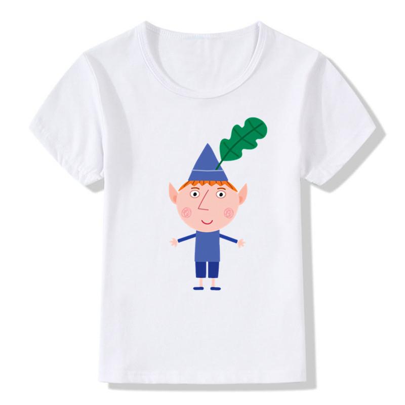 Summer Kids T Shirt Cartoon Print Funny Unisex T-shirts Cute Baby Girls Boys Clothes Children Tops