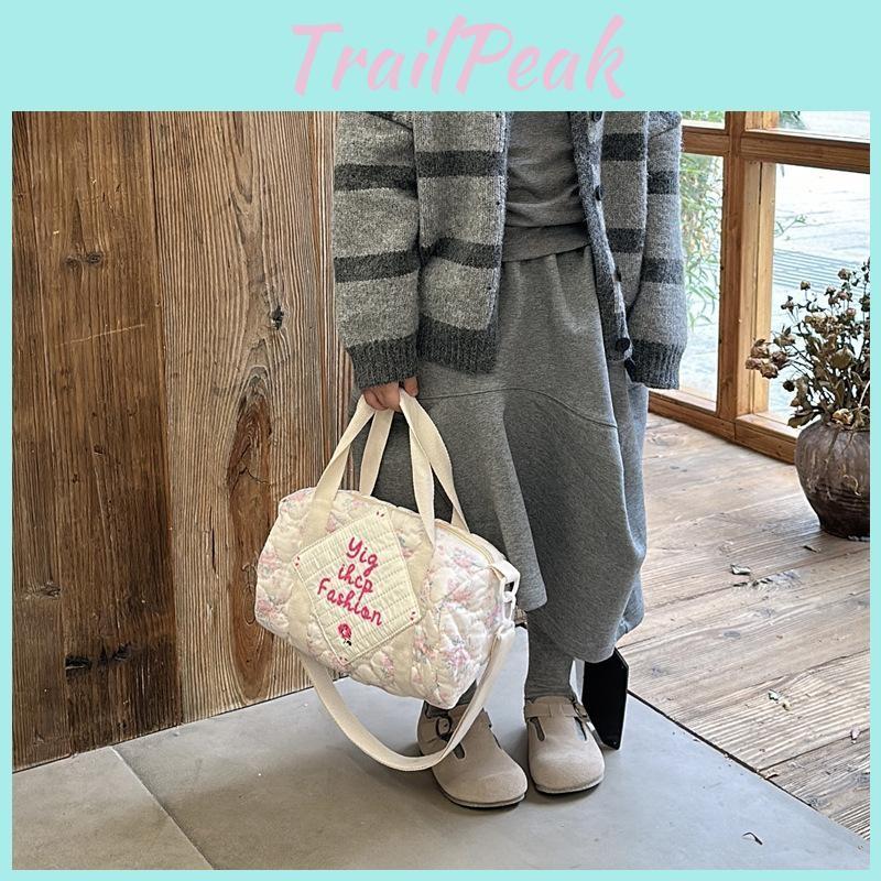 Floral Playful Print Childrens Crossbody Bag Eyecatching Cylinder Shoulder Bag Kids For