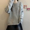 Sweater for Women Autumn Winter Thickened Warm Knitted Stretchy Long Sleeve Tops