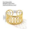 Gold-Plated Geometric Minimalist Adjustable Fashion Bangle - Non-Fading Open-Style