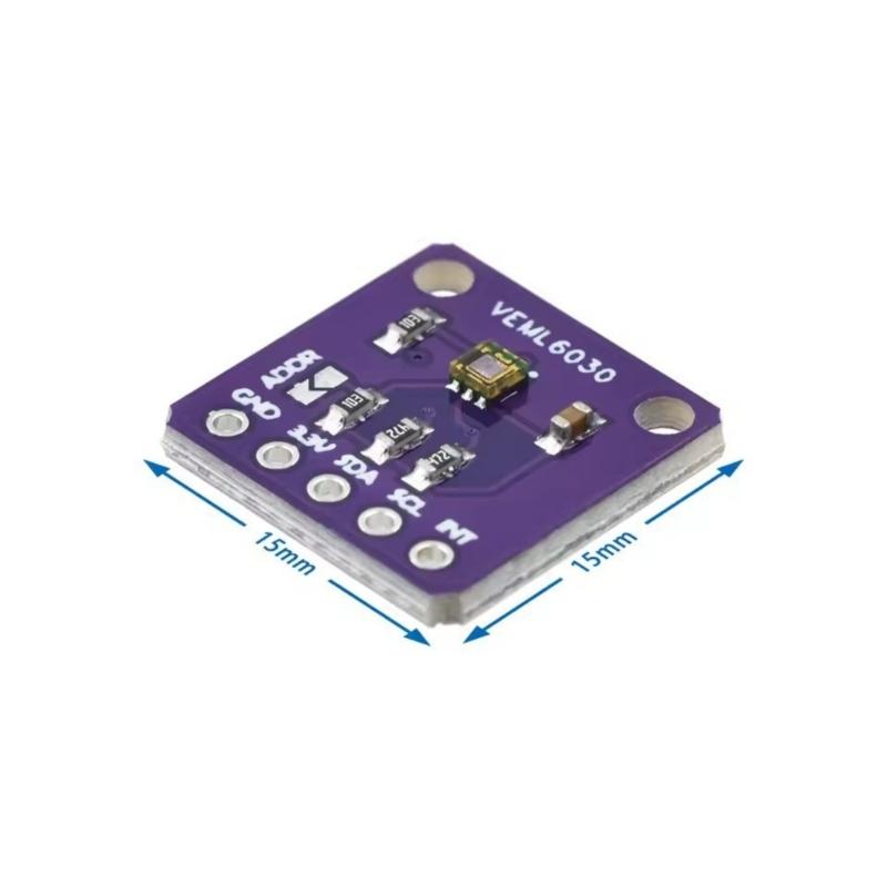 Low Power VEML6030 Ambients Light Sensors Module Featuring Wide Dynamic Ranges for IoT and Portable Electronics Project