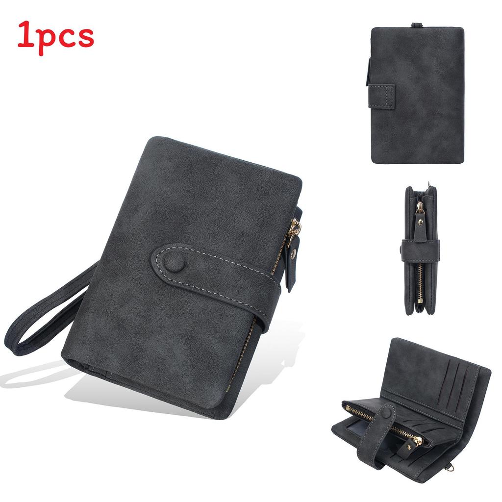 Fashion Pu Wallet For Women With Multiple Card Slots And Zipper Closure