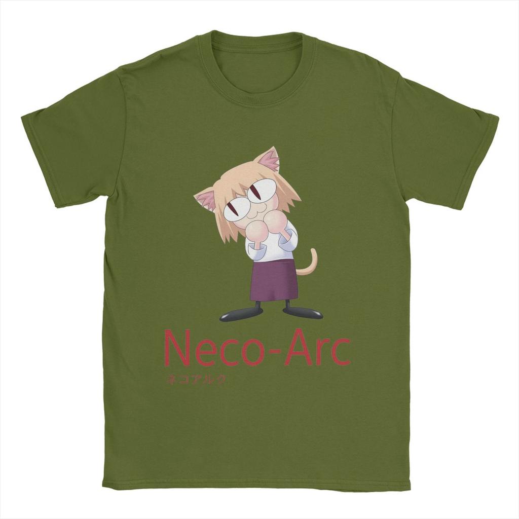 Neco Arc T Shirt Men's Pure Cotton Vintage T-Shirt O Neck Tee Shirt Short Sleeve Clothing Graphic Printed