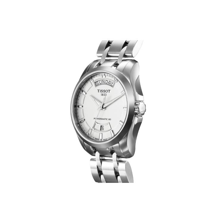 Tissot Kutu Collection Movimento Meccanico Automatico Resistenza all'Acqua 100m Orologi da Uomo Orologio 39mm Quadrante Argento T035.407.11.031.01-