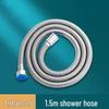 Pressurized Handheld Shower Set with Filtered Spray & Massage Nozzle in Gun Grey