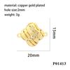 Electroplated Gold Zircon Heart & Star Pendant for DIY Necklaces & Bracelets