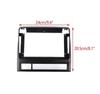 Car Interior Car Dash Stereo Radio Face Panel Frame Trim 2DIN 9" Black ABS