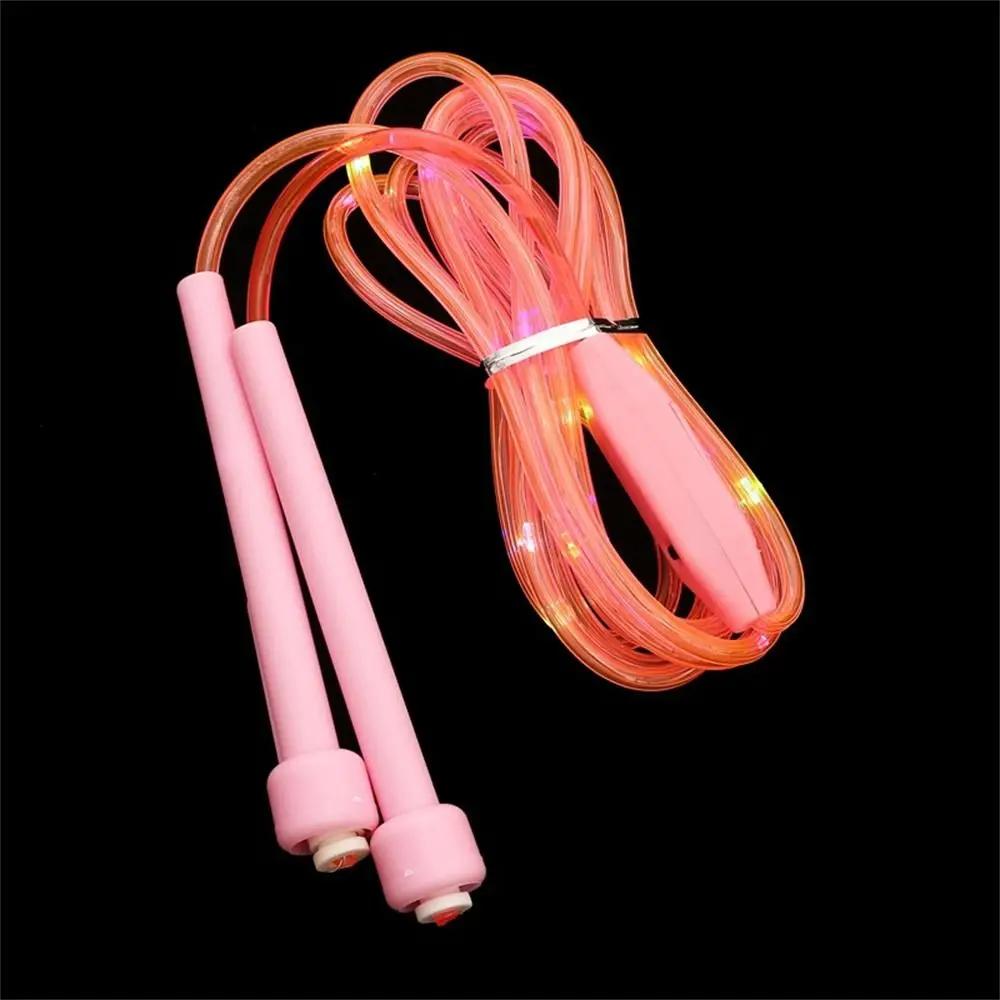 Luminous LED Jump Ropes Fun Fitness Coordination Glowing Skipping Rope Counting Enhance Flexibility Light Up Jump Ropes