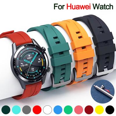 Huawei GT 2 3 4 46mm Bilek Kayışı Huawei Watch3 GT4 GT2 Pro GT2e Magic2 Bileklik Futbol Desenli Bant İçin Silikon 22mm Kayış