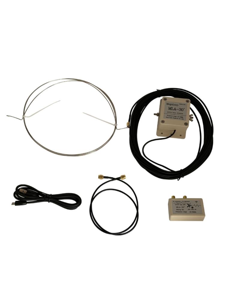 MLA-30+ Plus 0.5-30MHz Medium Short-Wave Antenna Active Receive Low Noise  Antenna 500kHz-30MHz for Outdoor Radio