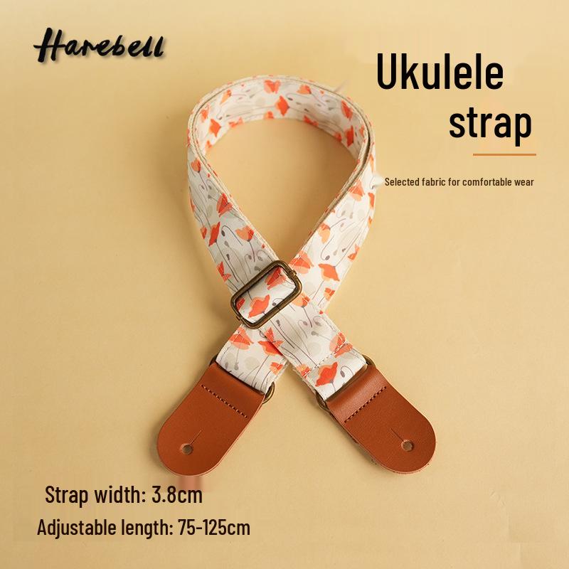 

Shenyang PO-008 Non-Slip Floral Shoulder Guitar Strap Shenyang Flower