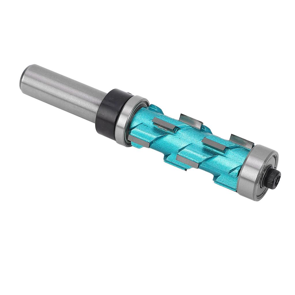 Flush Trim Router Bit 12 Inch Shank 43mm Cutting Length 19mm Cutting Diameter Double Bearing