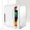 8L Mini Makyaj Buzdolabı LED Işıklı Aynalı Taşınabilir Kozmetik Saklama Buzdolabı Ev Araba Çift Kullanımlı Taze Tut Soğutucu