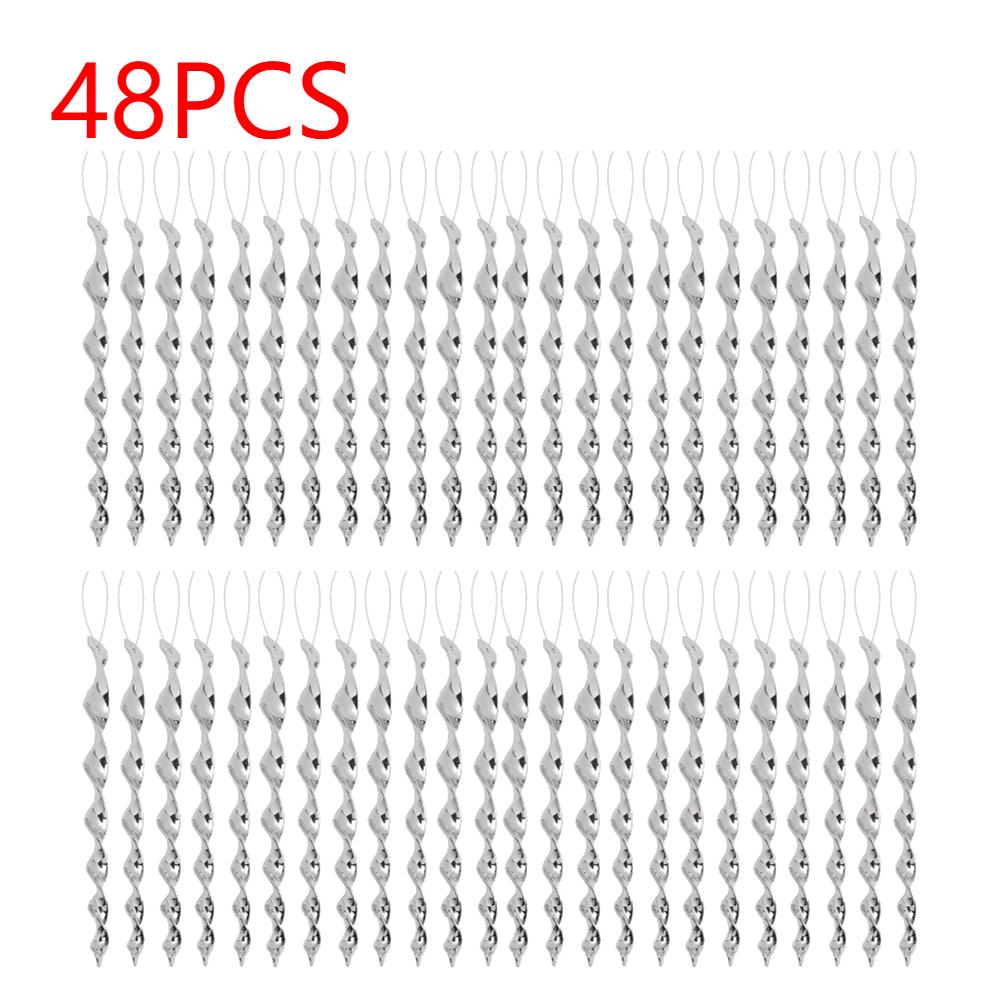 12/24/48Pcs Bird Repellent Stick Hanging Rotating Rod Wind Spiral Bird Repellent Scarer Household Decoration Garden Accessories