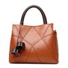 Johnature Luxury Handbag Fashion Large Capacity Women Bag Soft Leather Casual Tote Solid Color Shouler Messenger Bags