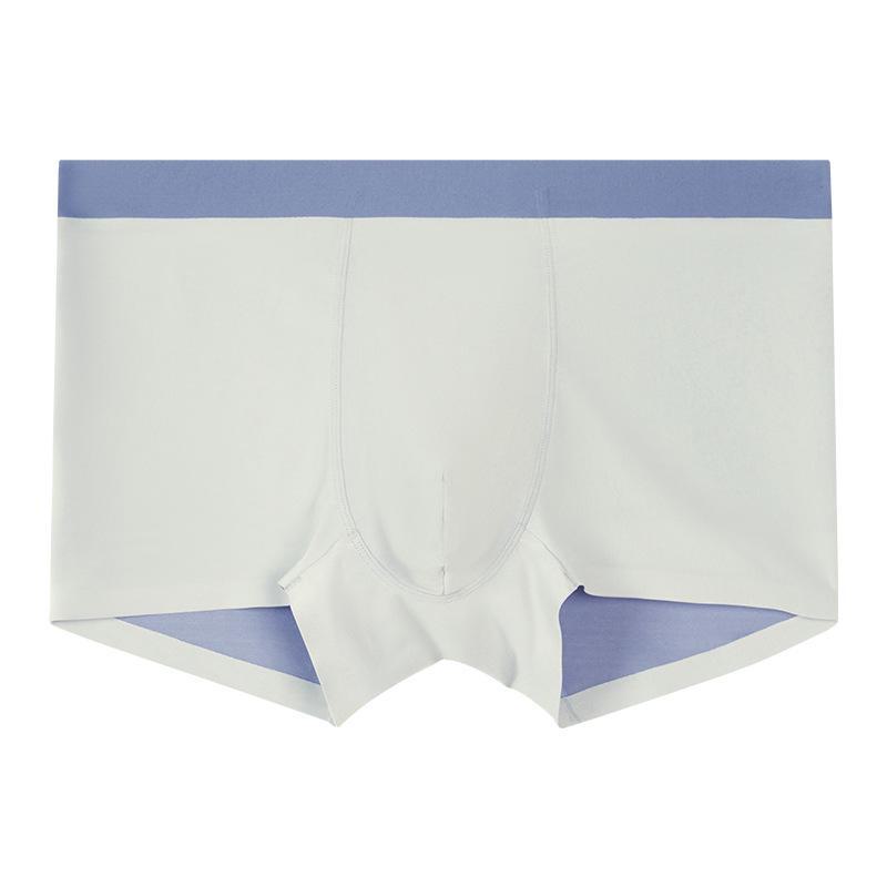 Men's Seamless Double-Sided Modal Boxer Briefs - Breathable, Antibacterial Mulberry Silk Crotch
