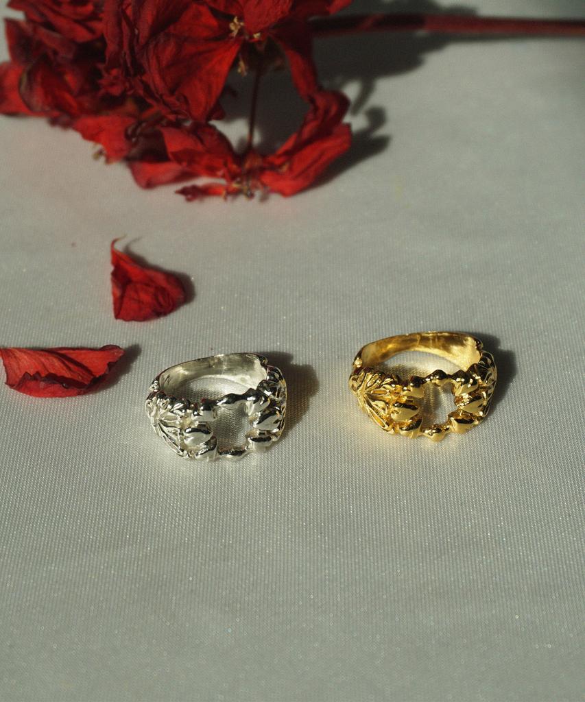 Bizarre Jewelry Angst Blüte Ring