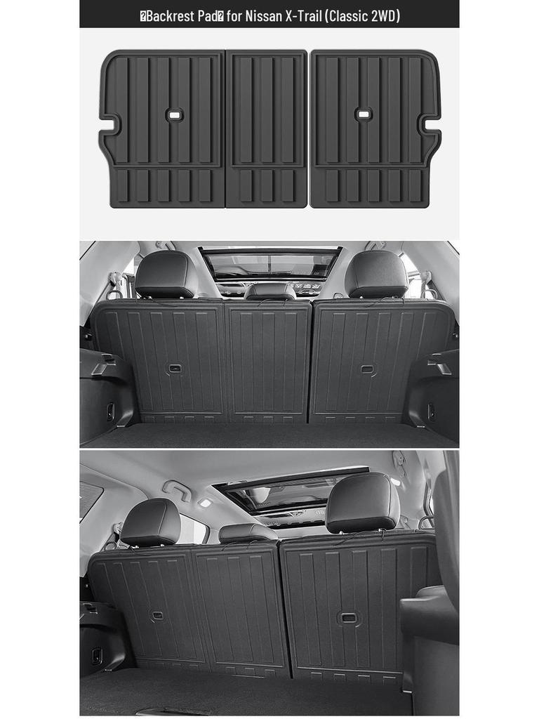 Nissan X-Trail 2WD (2021-2023) TPE Floor Mats & Trunk Liner