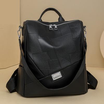 Retro Rucksack mit großem Fassungsvermögen Damen neuer einfacher Reiserucksack lässig aus einfache Umhängetasche