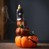 Resin Halloween Waterfall Incense Burner Exquisite Backflow Incense Burner  Aromatherapy Ornament