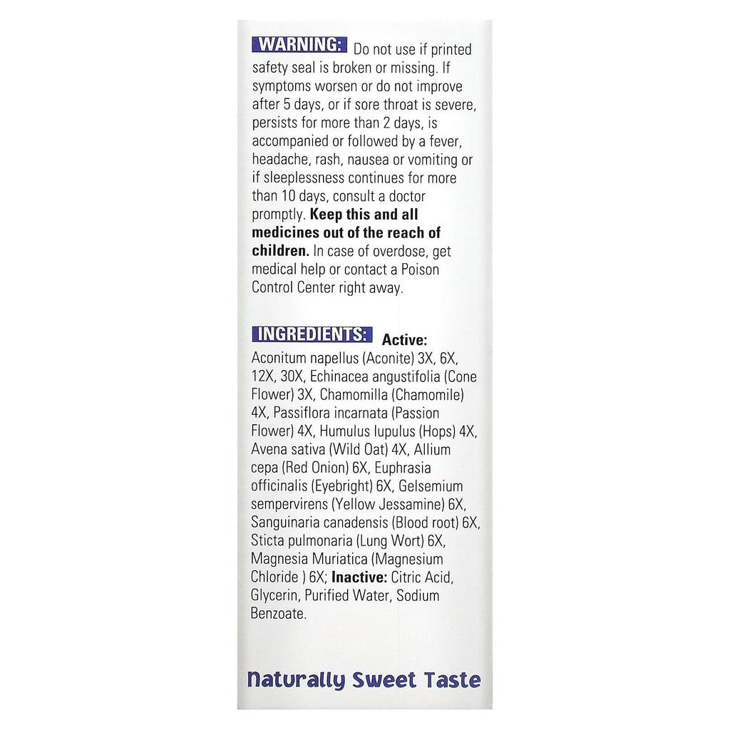 Buy NatraBio, Children's Cold & Flu Relief, Liquid, Nighttime, 1 fl oz