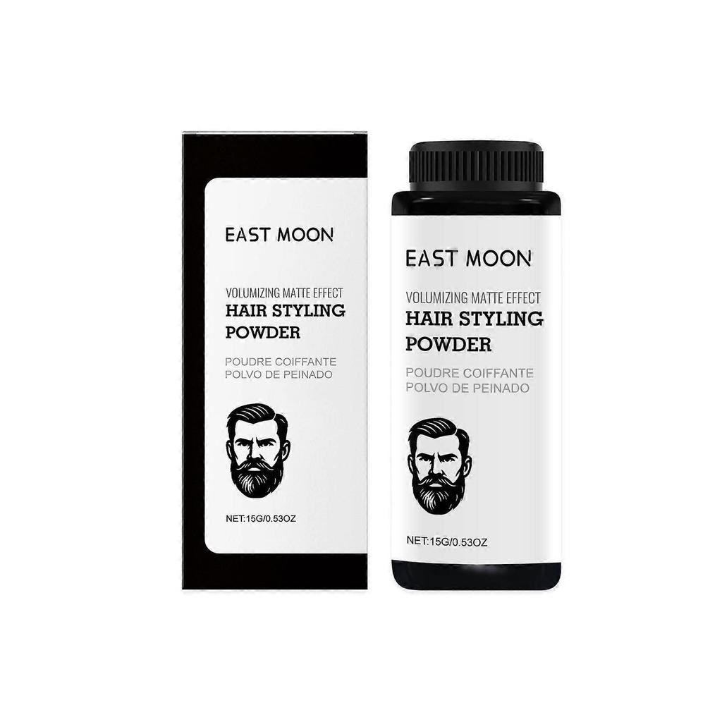 East Moon Men's Hair Texture Powder Is A Natural, Long-Lasting, Three-Dimensional, Non-Sticky And Fluffy Styling Powder