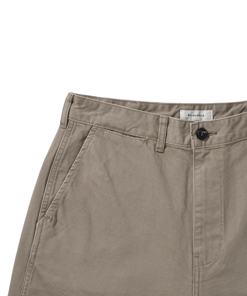 HISHANDER French Chino Pants Greige