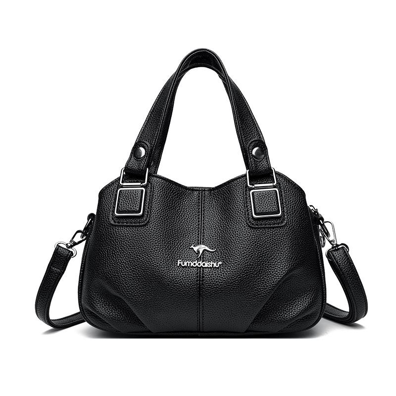 Новая наплечная сумка женская модная сумка женская сумка-мессенджер большой вместимости сумка-тоут женская сумка чёрный