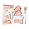 Limited Edition Set Brush VDL Cheek Stain Blusher Highlighter Duo 17 Mellow Scene Complexion Blush Poreless Radiance 3D Effect Lavender Korean
