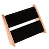 Practical Elegant Necklace and Bracelet Display Stand Natural Sturdy Wood Craft Supplies Show Fixtures Household