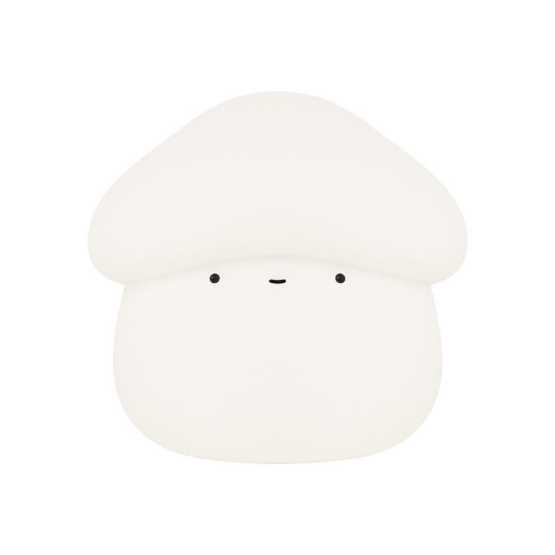 USB Rechargeable Mushroom Silicone Night Light with Dimmable Touch for Bedroom and Baby Feeding
