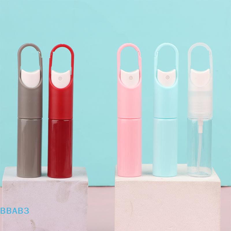 20ml Mini Portable Refillable Fragrance Hand Sanitizer Alcohol Hook Portable Bottle With Spray Pump Empty Perfume Container