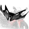 Durable Motorcycle Aerodynamic Winglet Shark Fin Air Intake Front Chin Spoiler Wind Splitter Accessory for Click 125 150/160