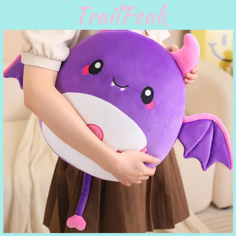 Purple Cartoon Bat Dumpling Plush Toy Cute Girl Children Halloween Doll Gift