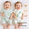 Babyprints Unisex Infant Short-Sleeve Cotton Romper 2-Pack